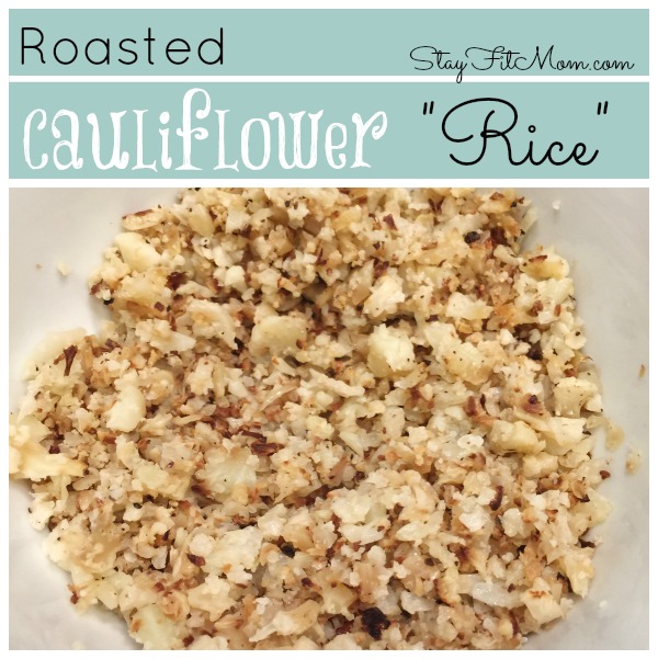 Cauliflower Rice made easy in the oven! The best tasting cauliflower rice!