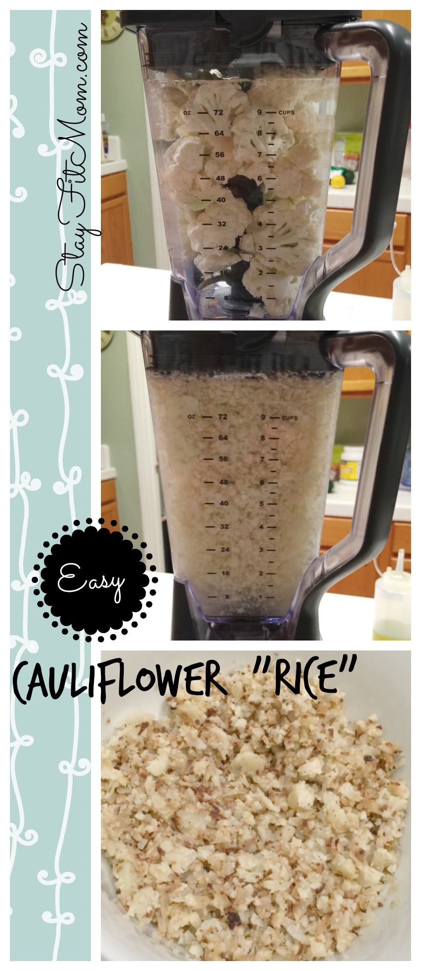 Easiest way to make cauliflower rice out there! You will never make it any other way!