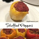 Ground Turkey and Cauliflower Rice Stuffed Peppers -Whole 30 Compliant