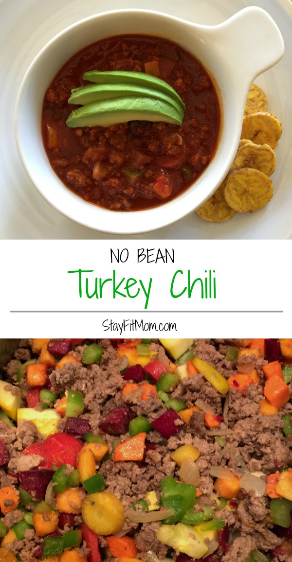 Super easy, Whole30 compliant Turkey Chili. This will be my first Whole30 meal!