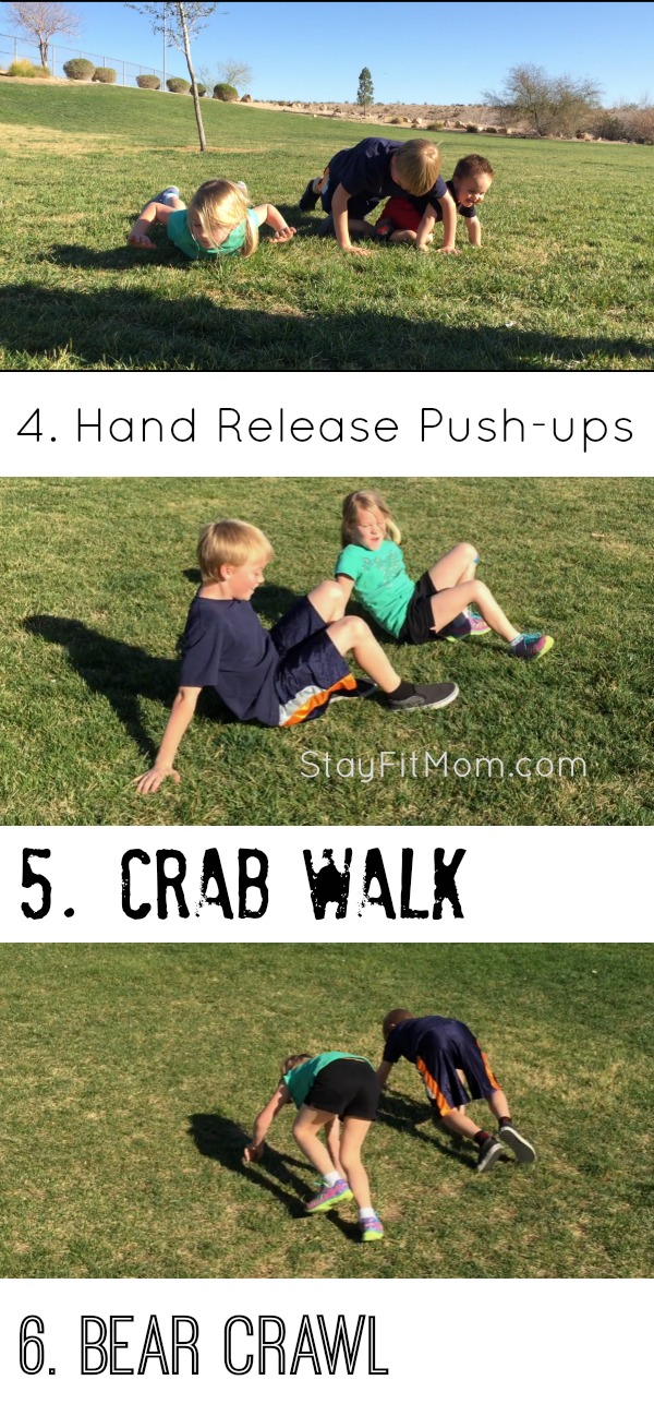 I should have my kids do these exercises to burn up some energy!