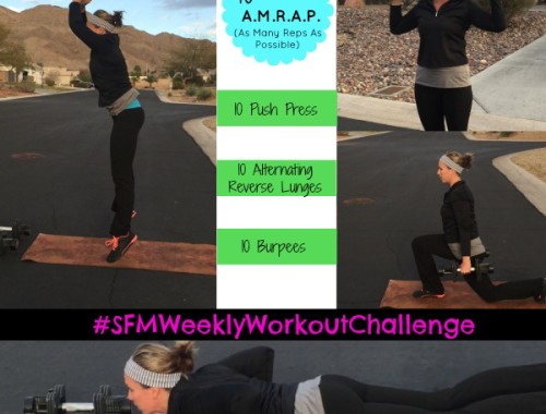 At Home Workouts that require little to no equipment. New workouts posted evert week!