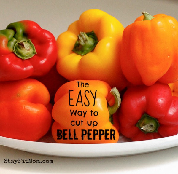 The EASY way to cut up bell pepper! How come I haven't done this all along?