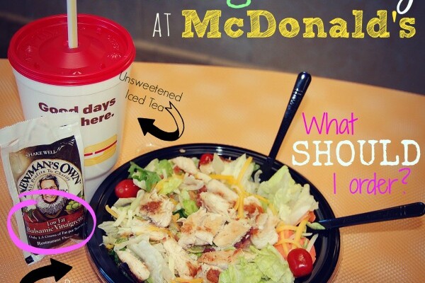 Eating healthy at McDonald's- What should I order? Love this healthy dining series from Stayfitmom.com