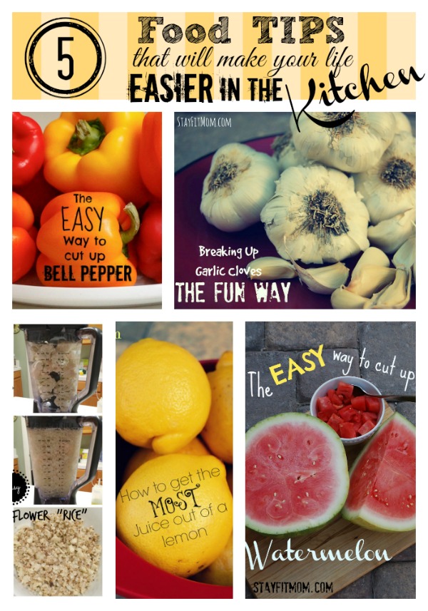 Love these kitchen tips and tricks from stayfitmom.com!