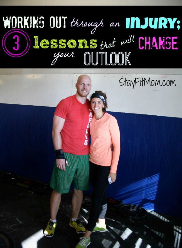 Love this article about working out through an injury by StayFitMom.com