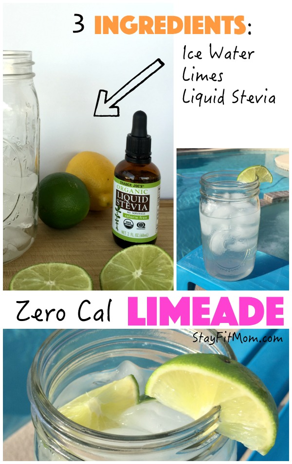 A healthy alternative to your average limeade. Made with fresh limes and stevia. I've got to try this!