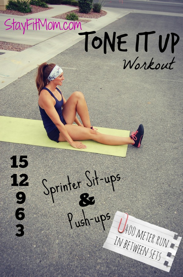 I've gotta try this Tone It Up Workout when I get home!  I love these  at home workouts from StayFitMom.com