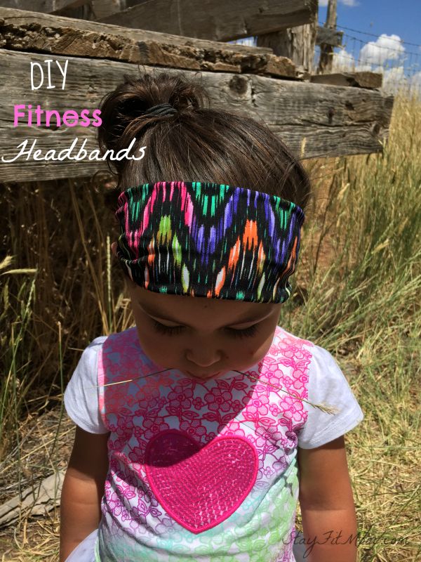 DIY Fitness Headband Tutorial - Stay Fit Mom