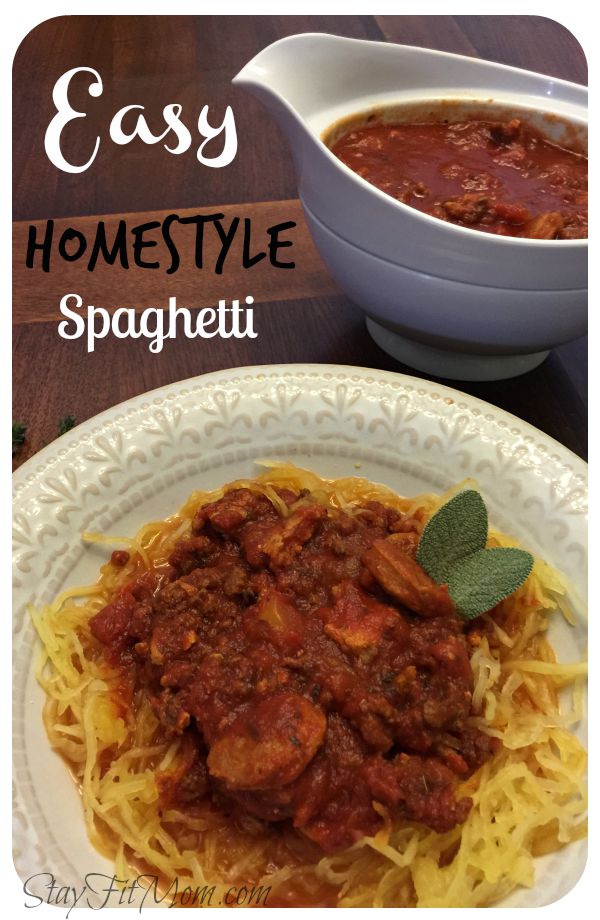 Super easy and amazingly delicious spaghetti recipe!