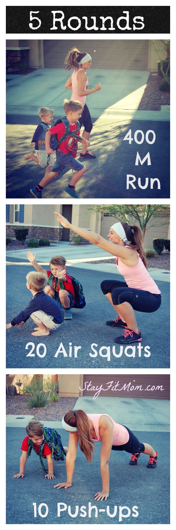 At home CrossFit Workouts you can do with your kids around from StayFitMom.com!