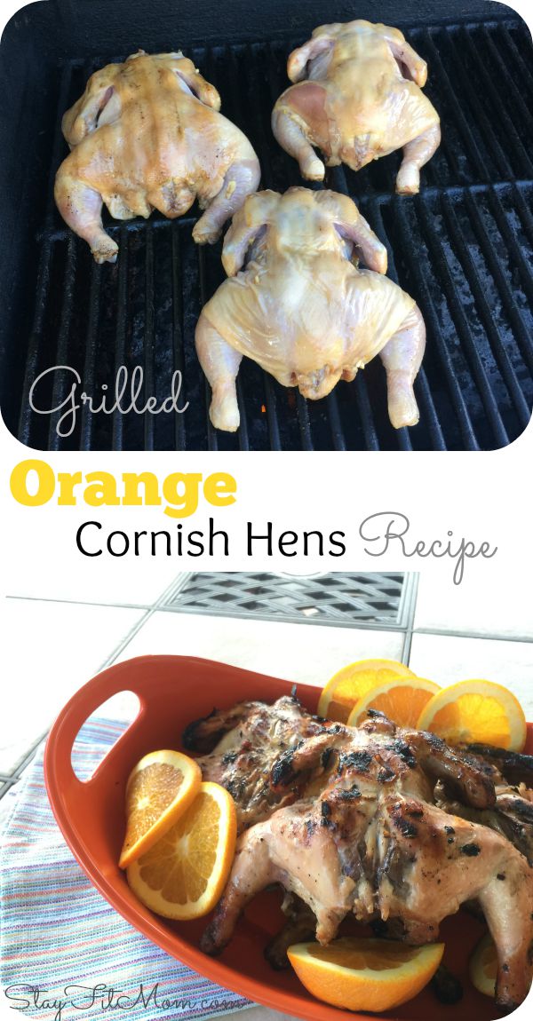 Easy, Heatlhy, Grilled Cornish Hens Recipe for summer grilling! Less than 10 ingredients!
