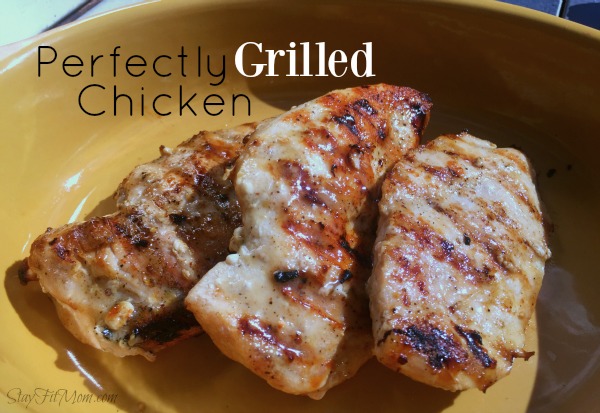 Perfect grilled chicken overtime using frozen chicken breasts! Never have dry chicken again using this easy method.