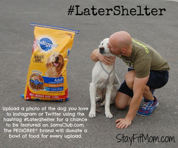 Help a dog in need by purchasing PEDIGREE® dog food in the month of October! #latershelter
