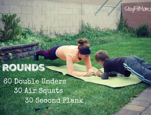 Love these CrossFit Workouts I can do at home with my family from StayFitMom.com!