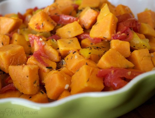 Simple, healthy way to dress up some sweet potatoes!