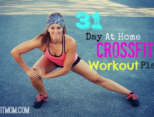 Starting January off with a bang with this 31 Day At Home CrossFit Workout Plan from StayFitMom.com!