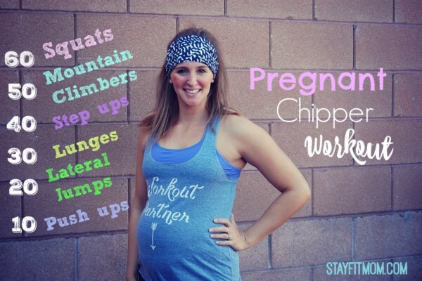 Perfect at home CrossFit Workout for the pregnant mama!