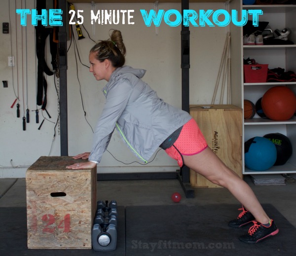 No equipment at home workout done in 25 minutes!