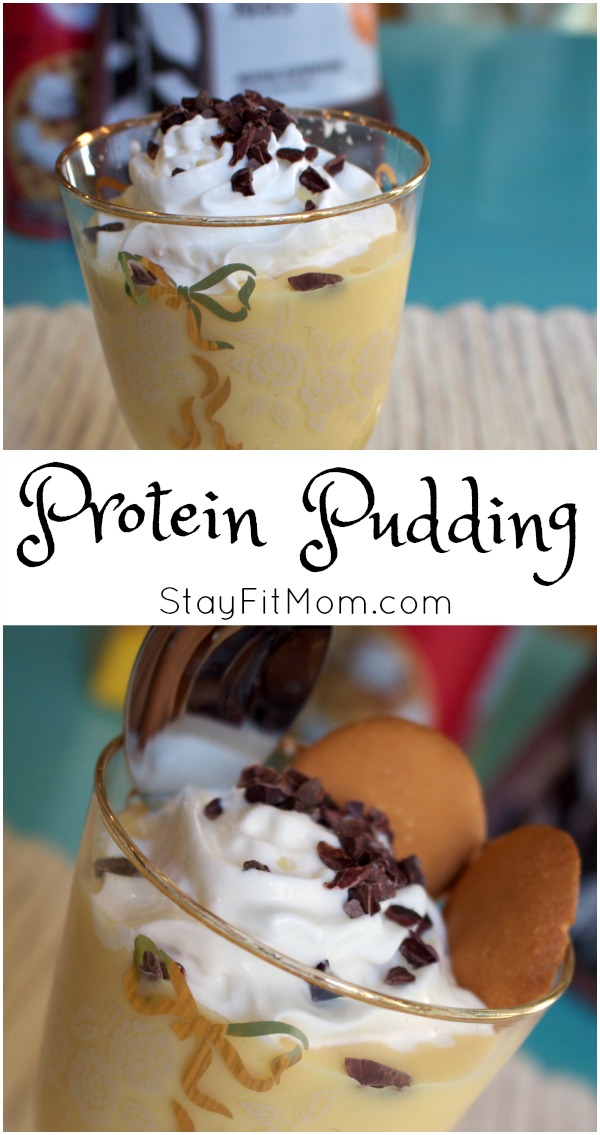 Super Easy high protein, low fat pudding as a snack