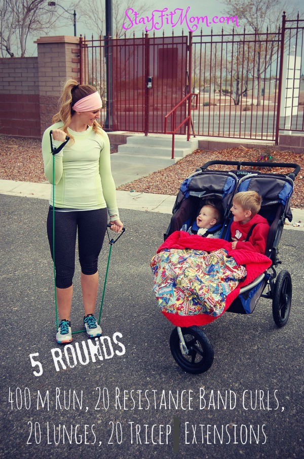 StayFitMom.com's functional fitness stroller workout for those crazy days when the gym's not going to happen!