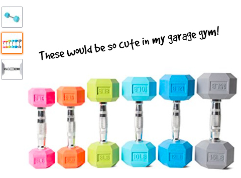 cute dumbbells for home workouts