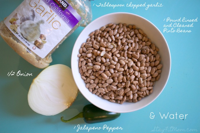 Healthy, non-fat, pinto beans in 60 minutes!