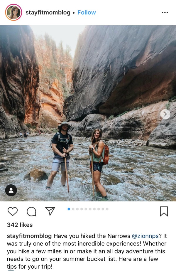 Find all the Narrows tips you need for Zion National Park by by Stay Fit Mom.