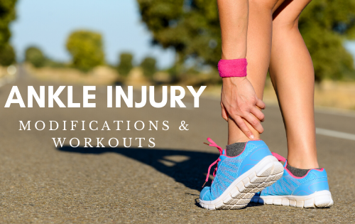 Ankle Injury mods and workout suggestions from StayFitMom.com