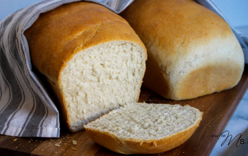 Step by step instructions for a classic white bread #stayfitmom #breadrecipe #bread #whitebread