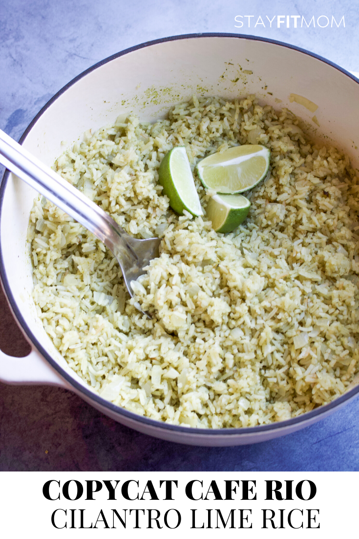Copycat Cafe Rio Cilantro Lime Rice - Stay Fit Mom