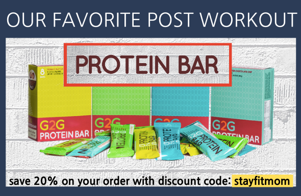 Our favorite, clean, post workout protein bar!