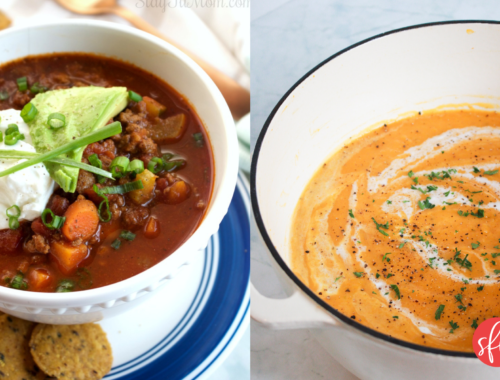 macro friendly soups, stews, and chili you need this fall. #stayfitmom #macrorecipes #soup #stew #chili