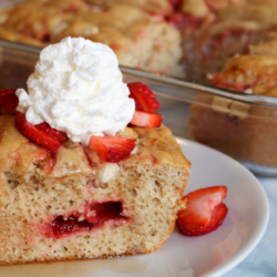 My favorite high protein breakfast Strawberry #sheetpan #protein #pancakes