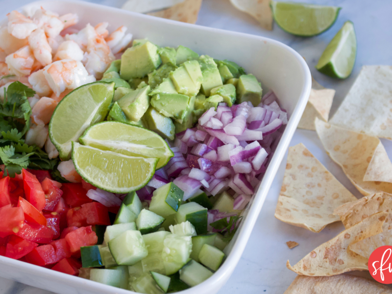 Macro Friendly High Protein Ceviche #stayfitmom #ceviche #appetizer