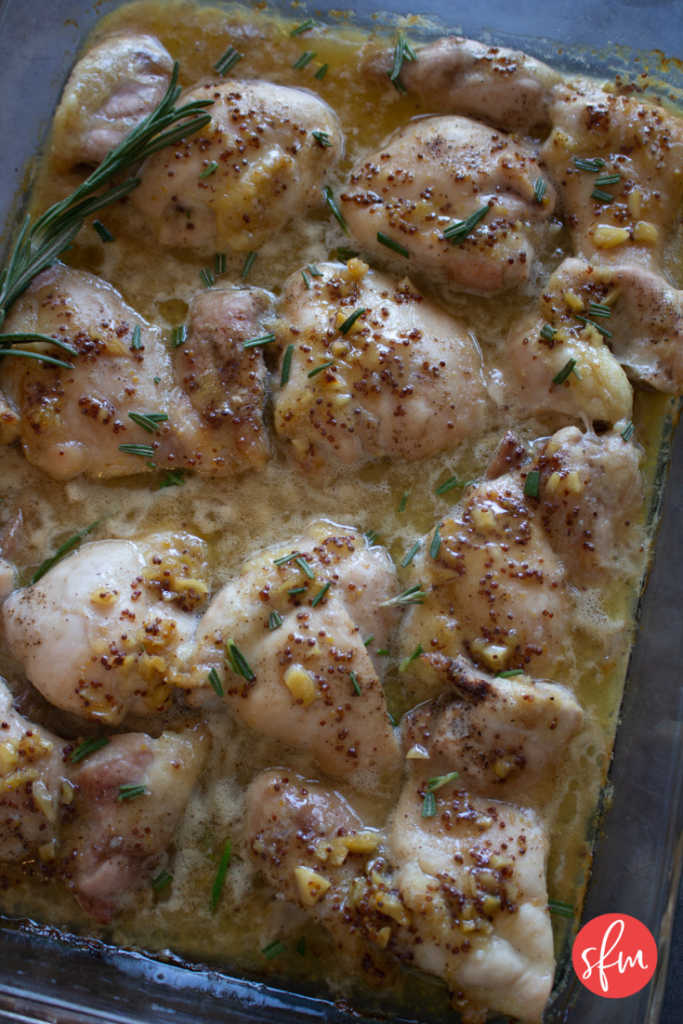 I can't wait to try this simple one dish meal #chickenthighs #bakedchicken #stayfitmom
