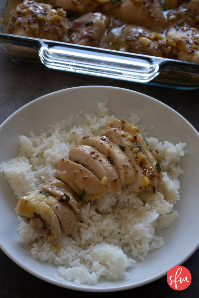 I can't wait to try this simple one dish meal #chickenthighs #bakedchicken #stayfitmom