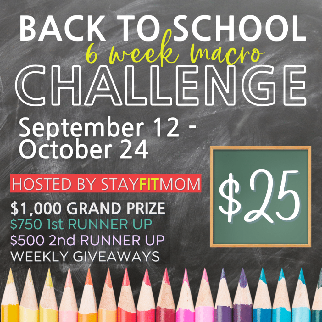 Join us for the Stay Fit Mom Back to School Challenge!