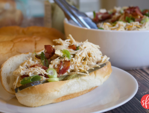We can't stop making this crack chicken for dinner! #stayfitmom #crockpotchicken #slowcooker