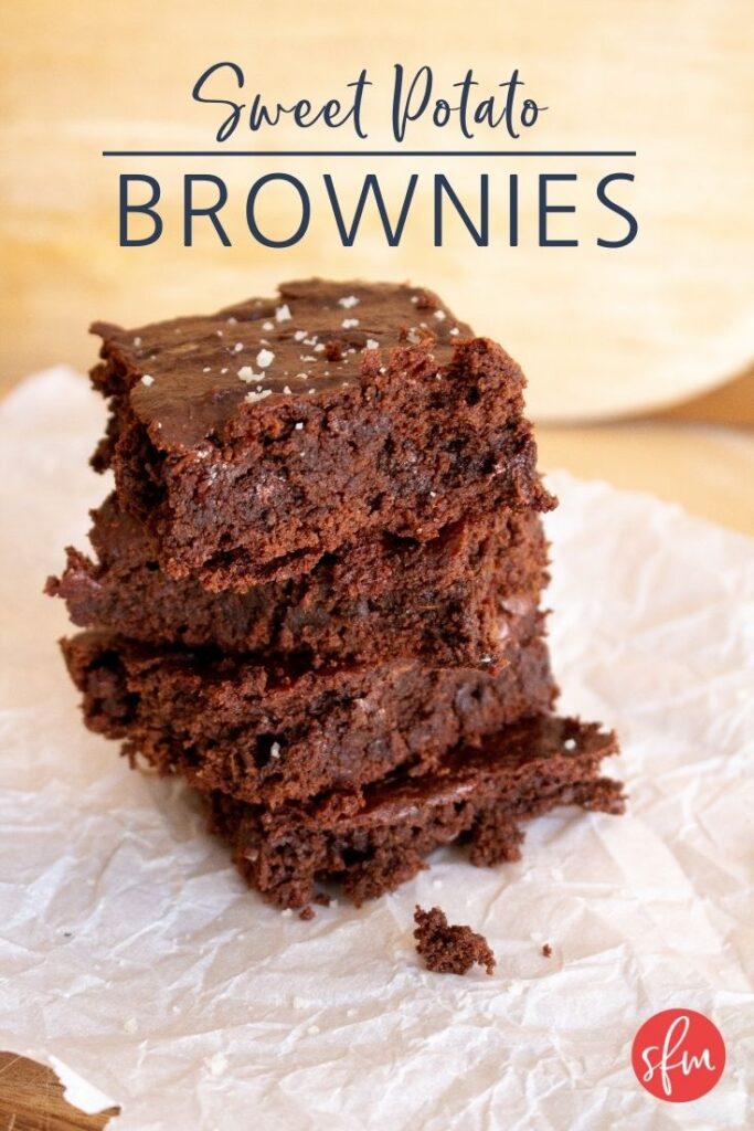 Healthy sweet potato brownies packed with nutrients #stayfitmom #brownies