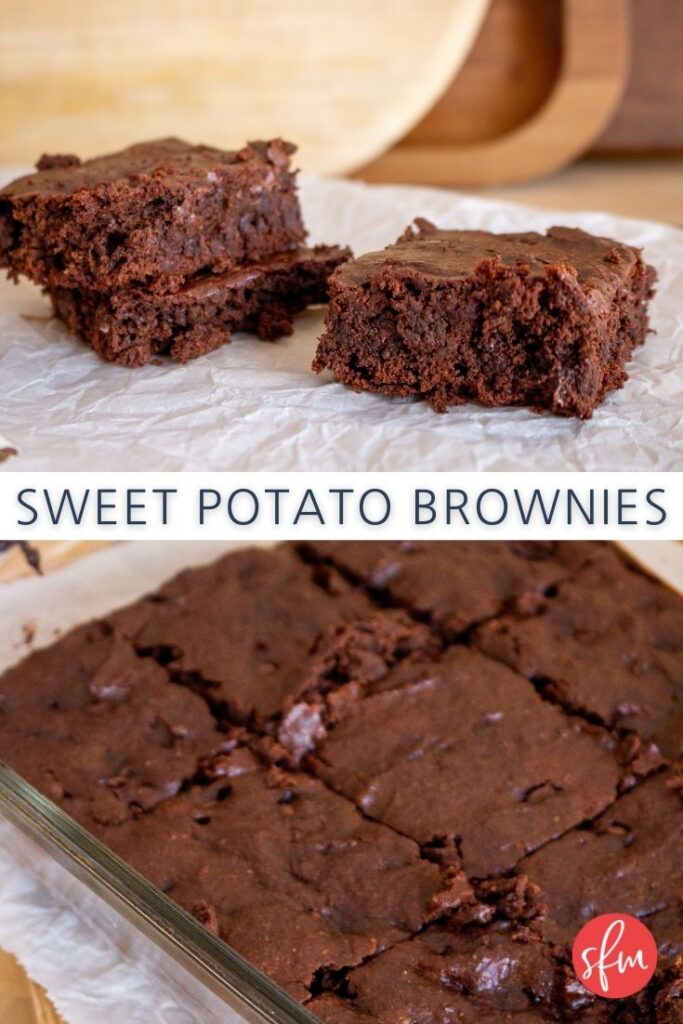 Healthy sweet potato brownies packed with nutrients #stayfitmom #brownies