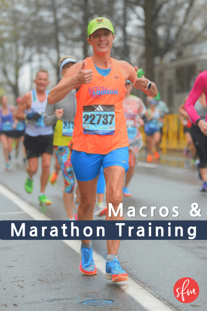 Finding success with Marathon training and weight loss through macro counting.