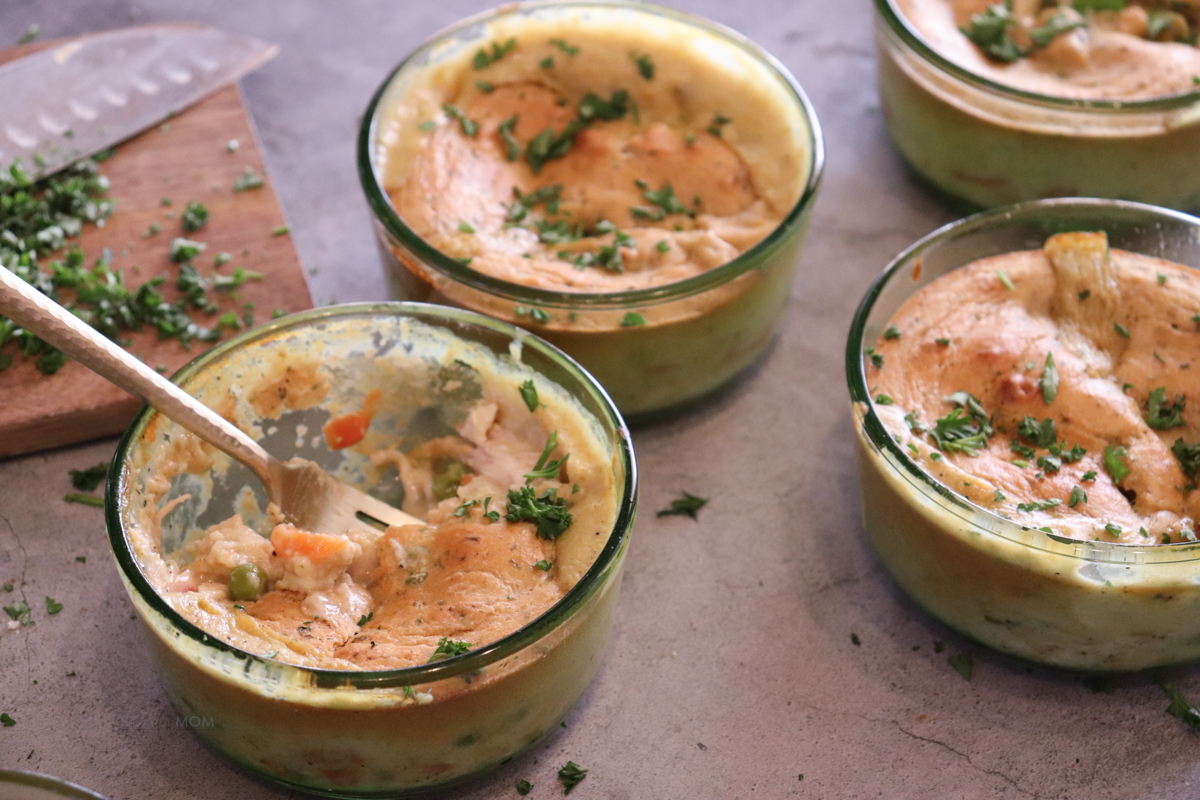 Chicken Pot Pie Meal Prep - Stay Fit Mom