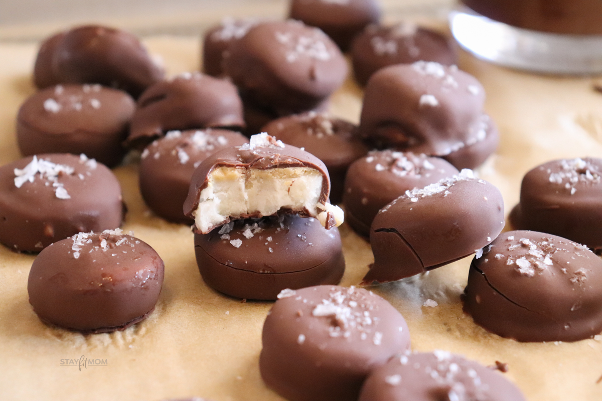 Frozen Banana Bites showing completed recipe.