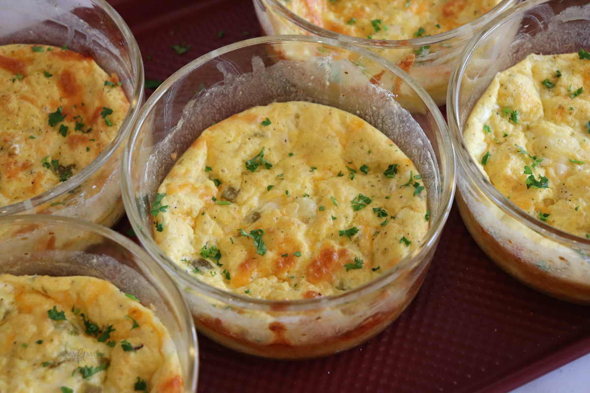 Green Chile Egg Casseroles
